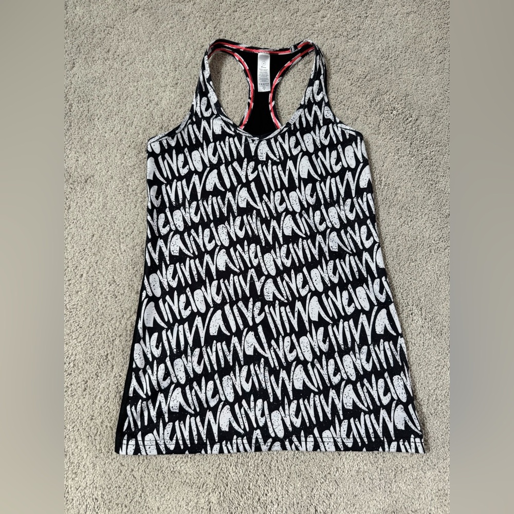 Ivivva Black and White Graphic Tank Top